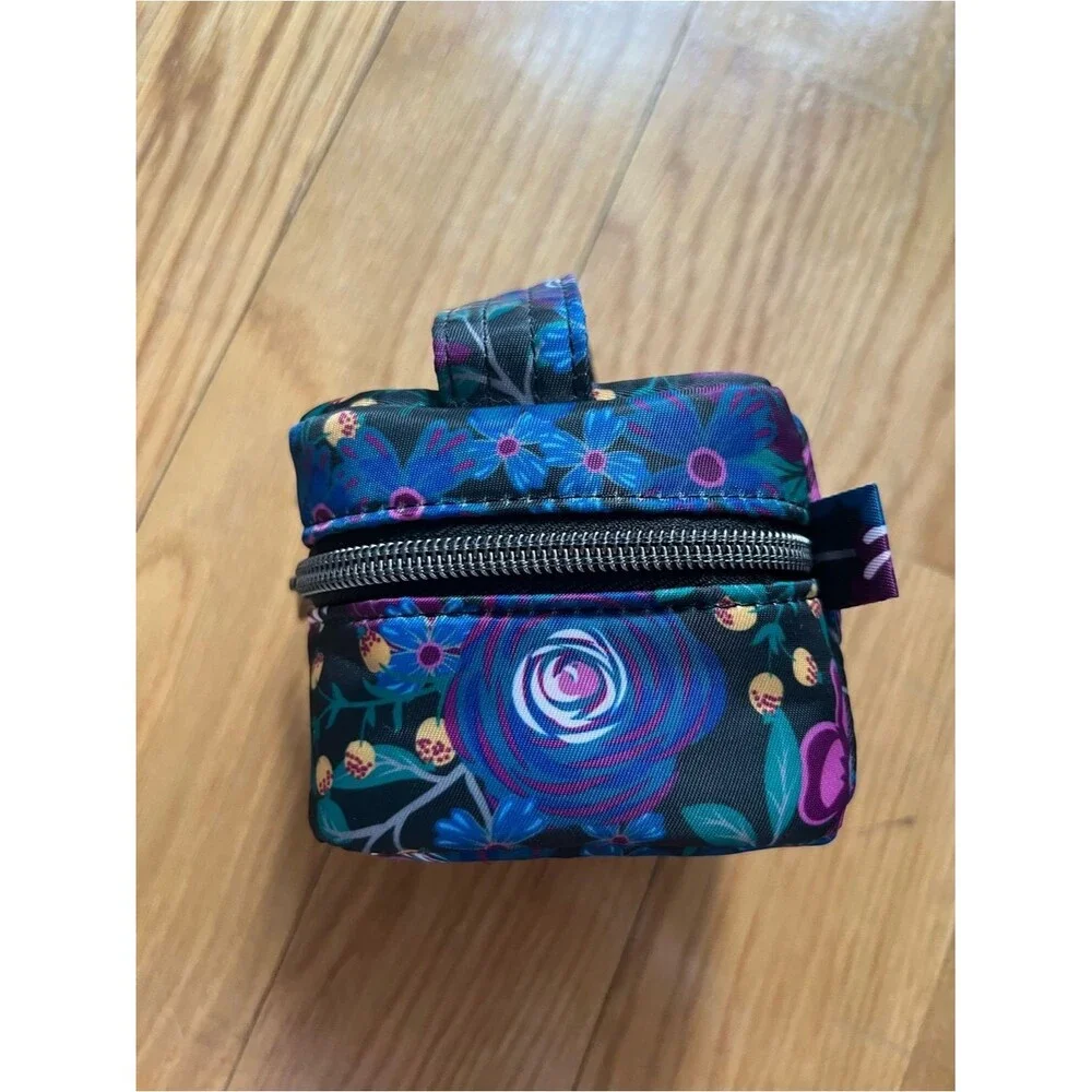 Lug Mini Jewelry Case - Mini Swizzle Floral Purple Blue